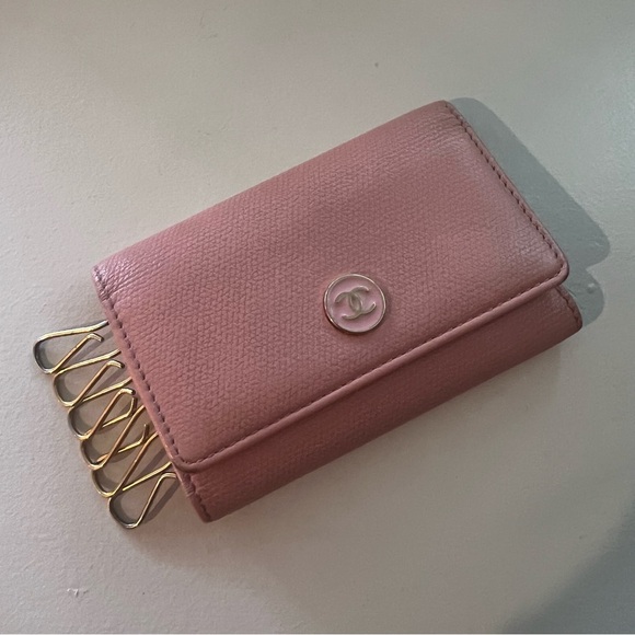 Authentic Chanel Pink Key Pouch - Picture 6 of 6